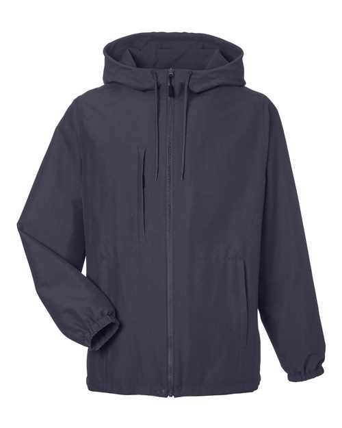 Harriton Unisex Flex Twill Hooded Jacket