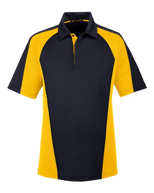 Harriton Men's Advantage Snag Protection Plus Colorblock Polo