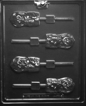 Floppy Bunny With Basket Lolly Chocolate Mold - LPE470