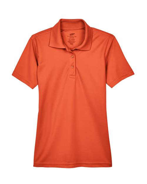 UltraClub Women's Cool & Dry Mesh Piqué Polo