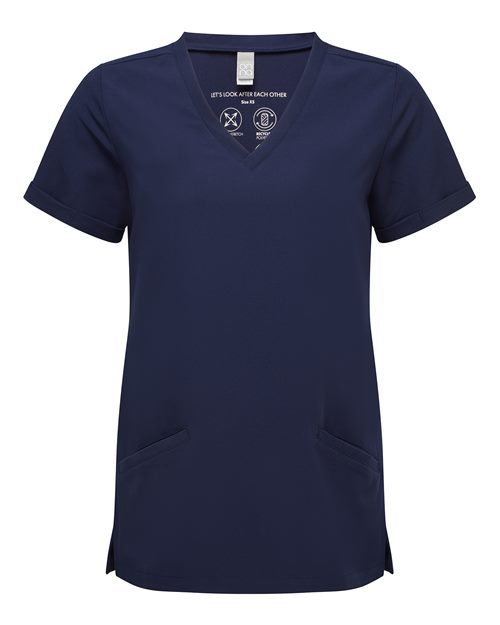 Onna Women's Invincible V-Neck Stretch Scrub Top