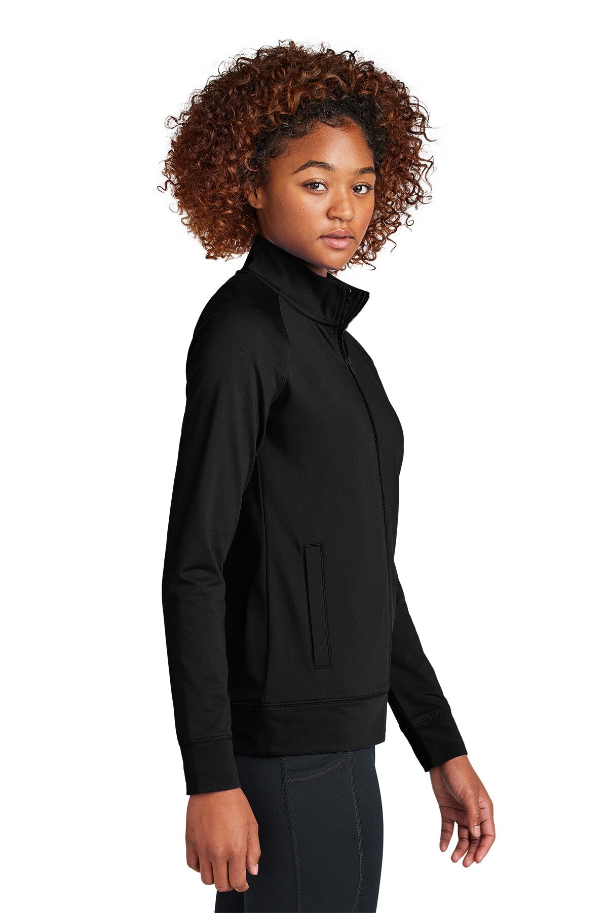 Sport-Tek® Ladies Full-Zip Cadet Jacket