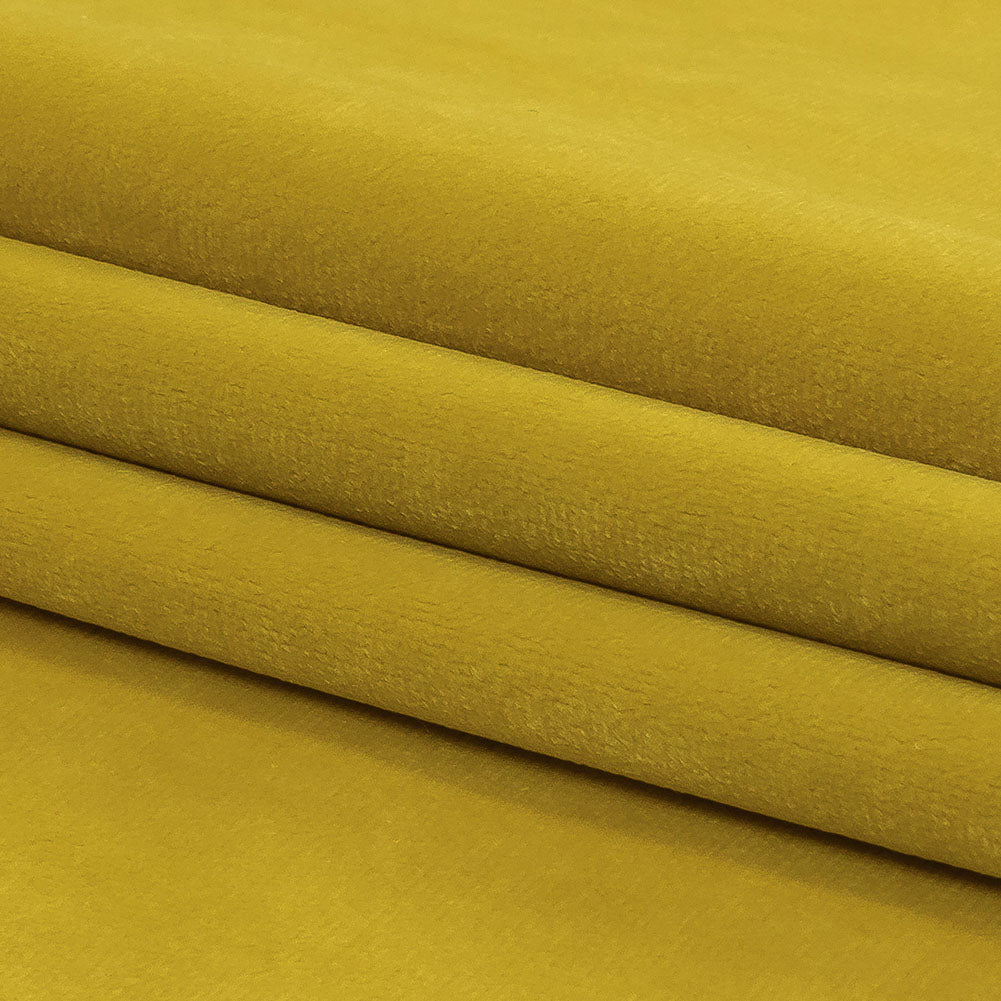 Golden Creamy Polyester Velvet