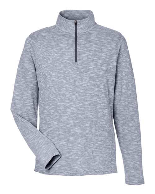 North End Men's Eclipse Jacquard Quarter-Zip Pullover