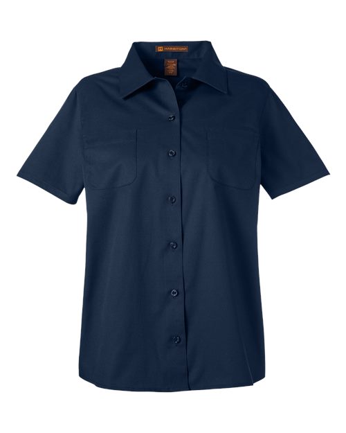 Harriton Women's Advantage IL Short Sleeve Dress Shirt