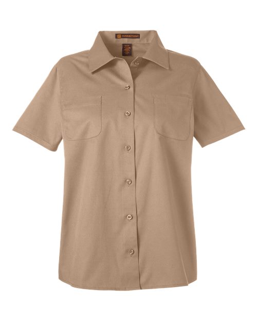 Harriton Women's Advantage IL Short Sleeve Dress Shirt