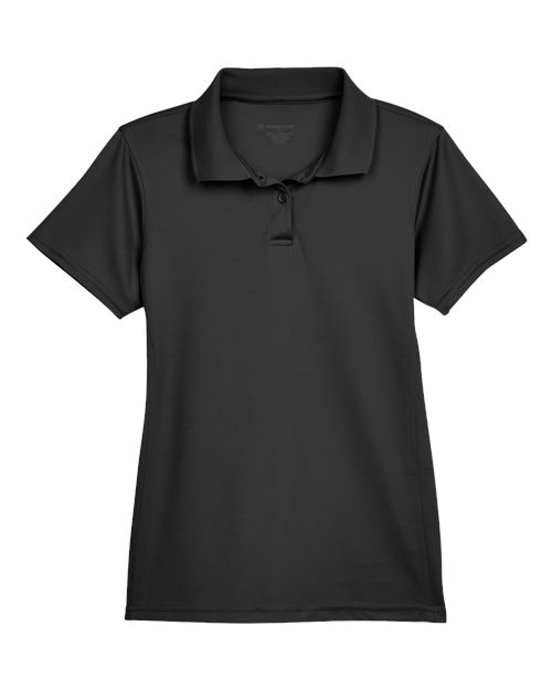 Harriton Women's Polyester Jersey Polo