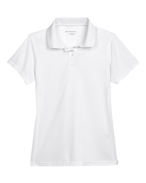Harriton Women's Polyester Jersey Polo