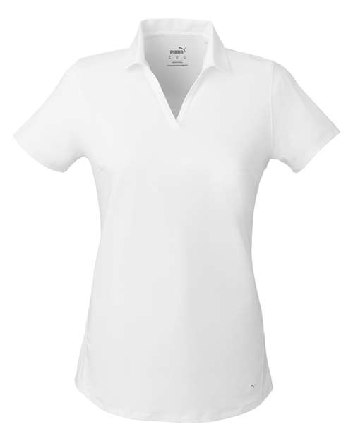 Puma Golf Women's Cloudspun Free V-Neck Polo