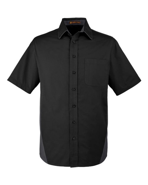 Harriton Men's Tall Flash IL Colorblock Shirt