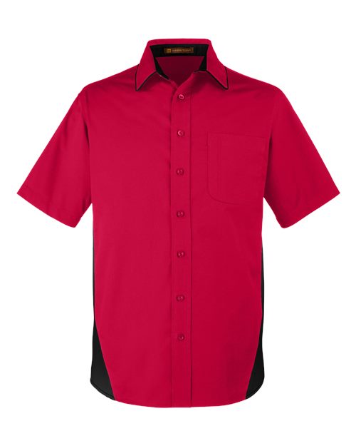 Harriton Men's Tall Flash IL Colorblock Shirt
