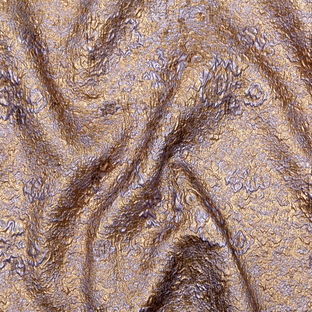 Lavender and Gold Luxury Metallic Brocade
