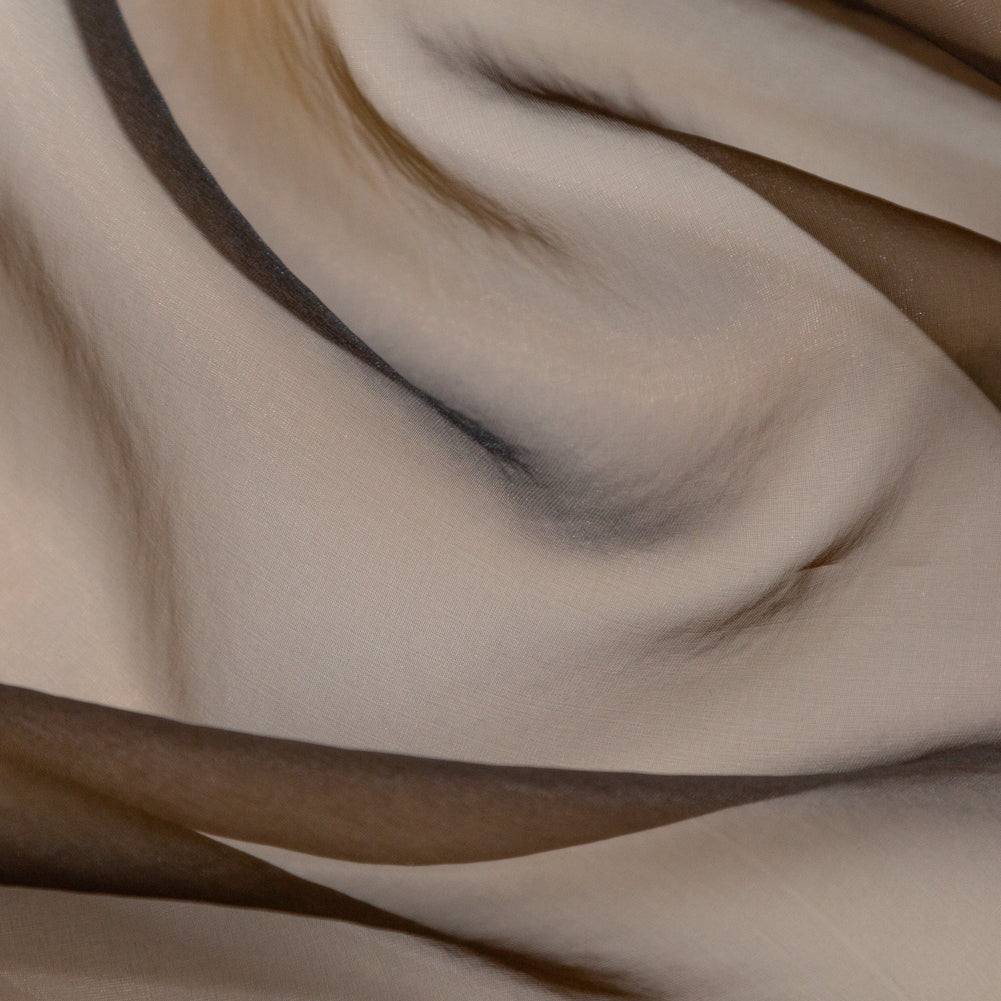 Shimmering Organza - Yellow and Brown Iridescent - Julliette Collection