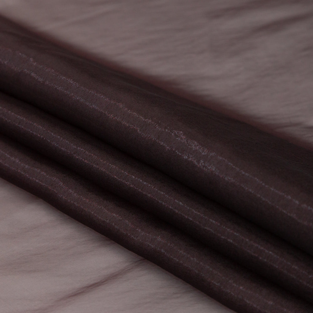 Shimmering Organza - Brown and Red Iridescent - Julliette Collection