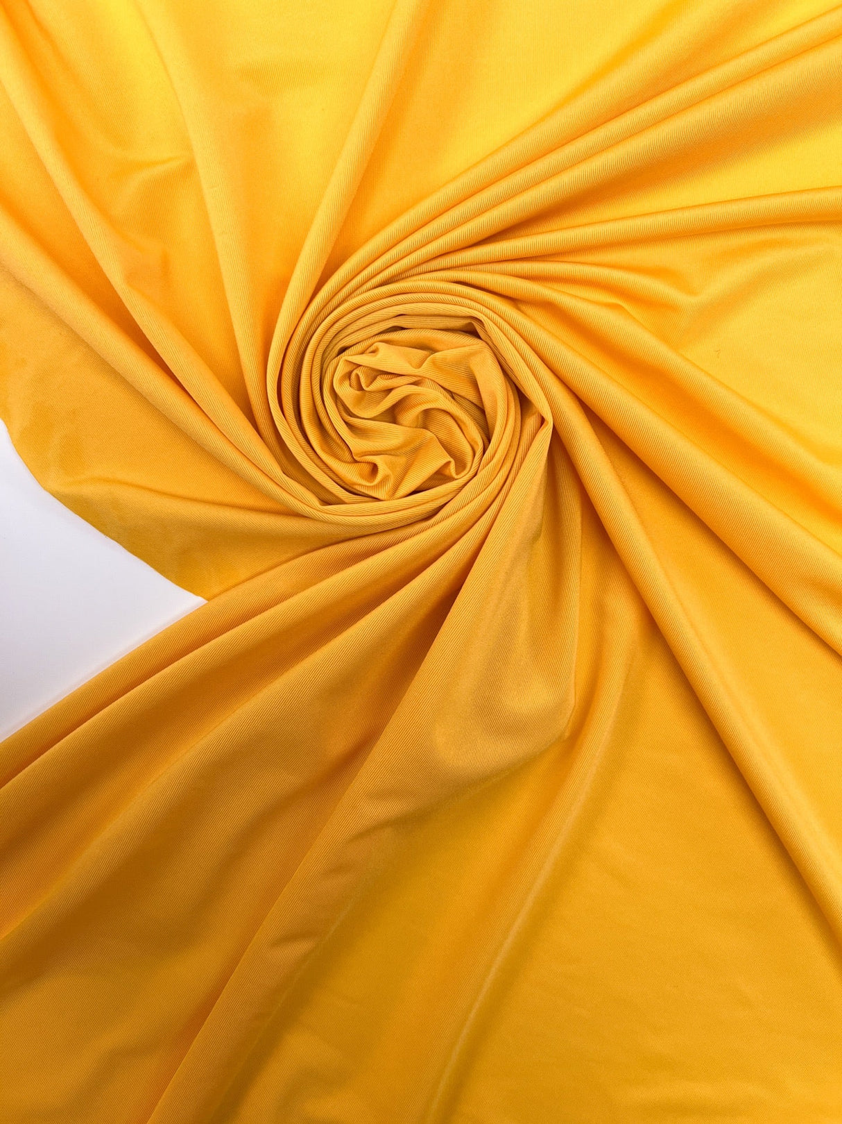 Polyamide Elastane Knitted Fabric Yellow Orange