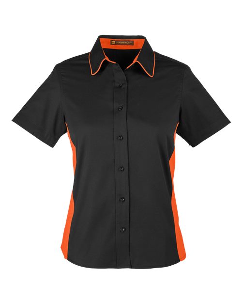 Harriton Women's Flash IL Colorblock Shirt