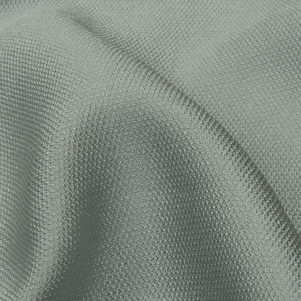 Novelty Polyester Pique - Silver - Kestrel Collection