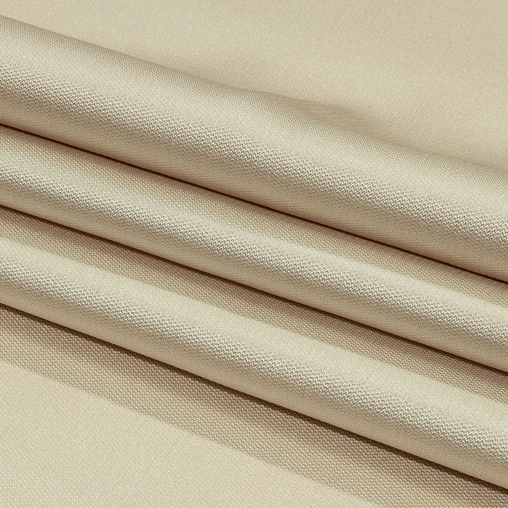 Novelty Polyester Pique - Oatmeal - Kestrel Collection