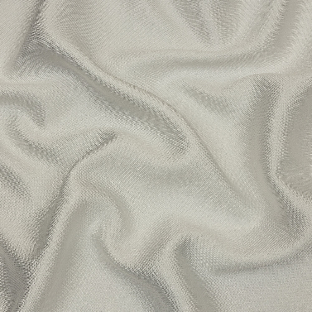 Novelty Polyester Pique - White - Kestrel Collection