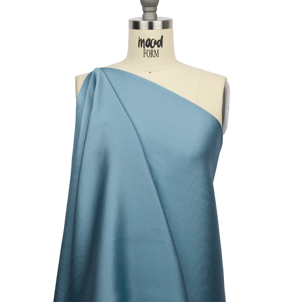 Novelty Polyester Pique - Steel Blue - Kestrel Collection