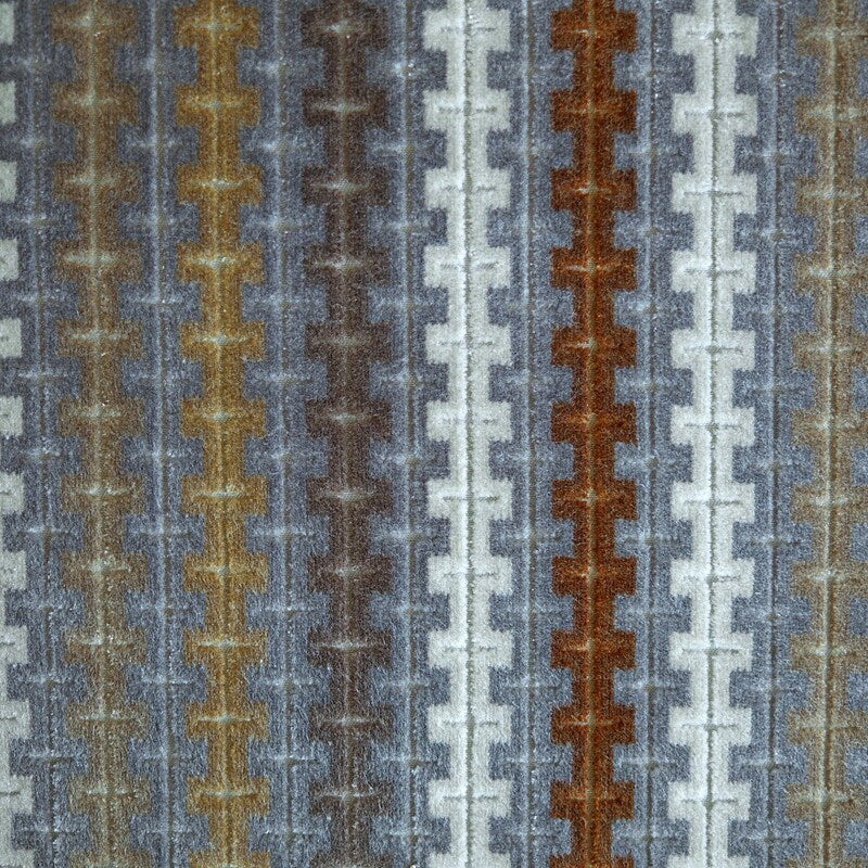 1 Yard Aiden Geo Durable and Versatile Polyester & Viscose Blend