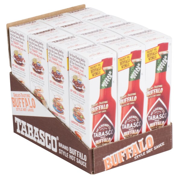 TABASCO® 5 fl. oz. Buffalo Style Hot Sauce - 12/Case
