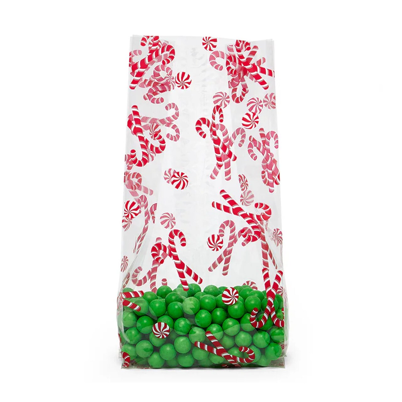 4” x 2.5” x 9.5” Christmas Cello Bags for Candy and Gifts