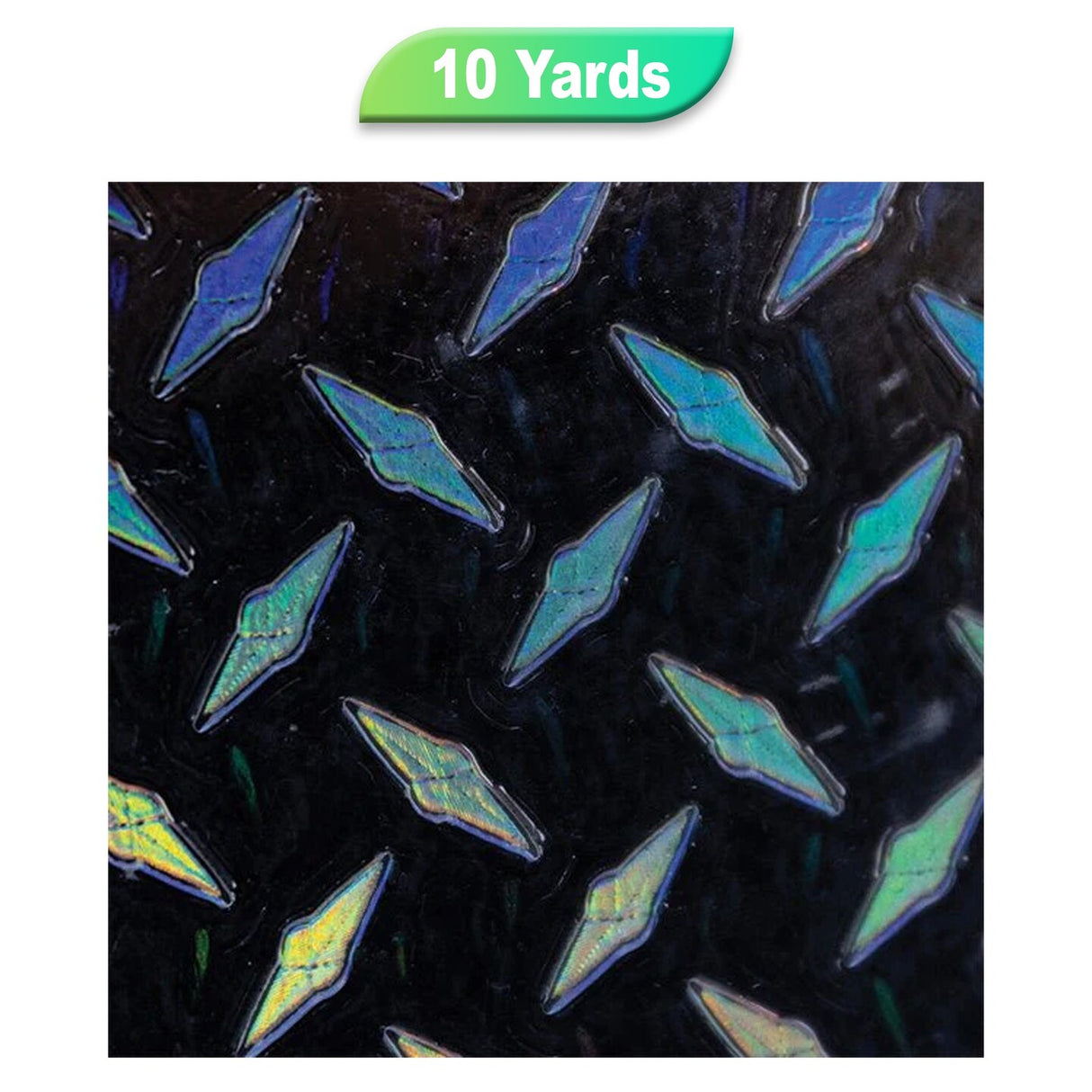Creative Vinyl - Small Holographic Diamond Plate 24"