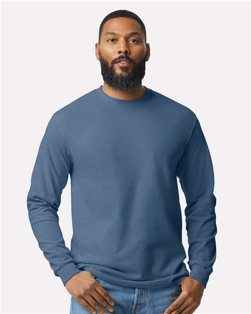 Gildan® Heavy Cotton Crewneck Long Sleeve T-Shirt