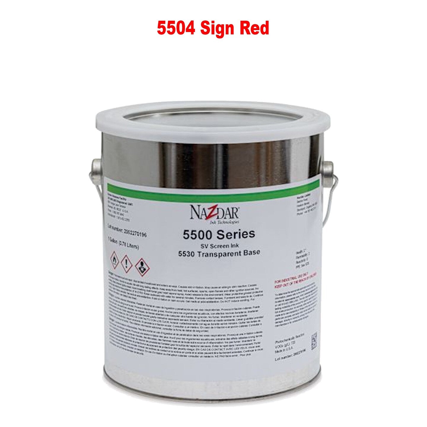 Nazdar Flat Poster Screen Ink