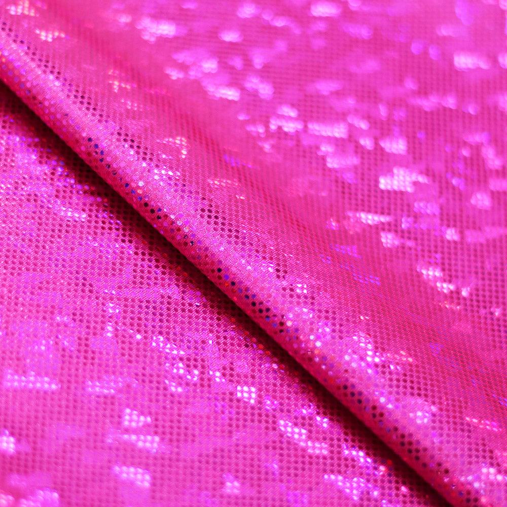 B'Dazzled Holo Nylon Spandex Fabric - Assorted Colors, Hologram Finish, 58/60" Width (1 Yard)