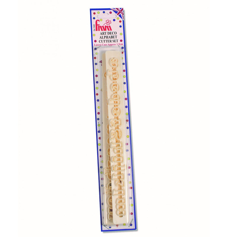 FMM Sugarcraft Art Deco Alphabet, Lower Case