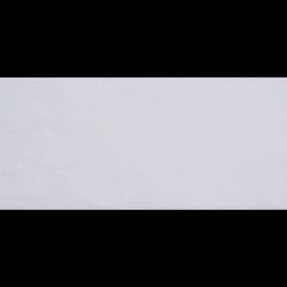 Single Faced Velvet Ribbon Made in Italy - 2.875" - White - Sabine Collection