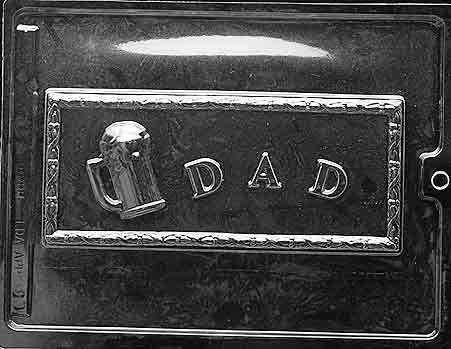 Dad Gift Card Chocolate Mold