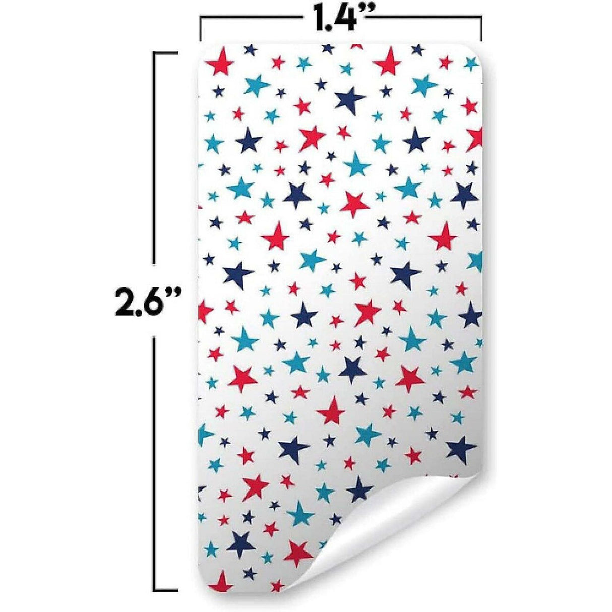 AmandaCreation 4th of July Party Mini Candy Bar Wrappers 45 Pieces