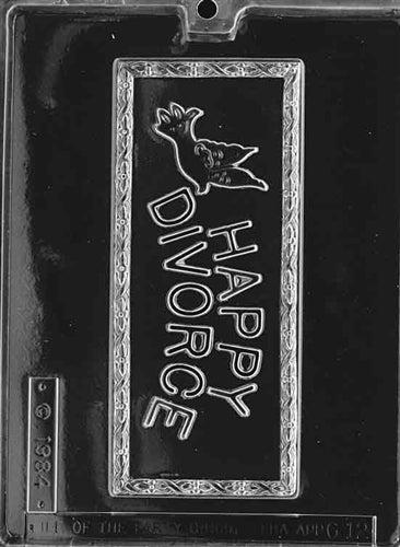 Happy Divorce Gift Card Chocolate Mold