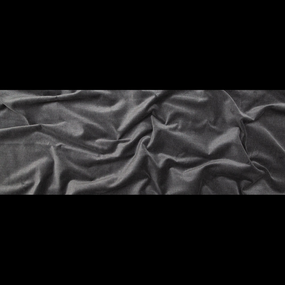Abyss Velvet with Imitation Dupioni Backing