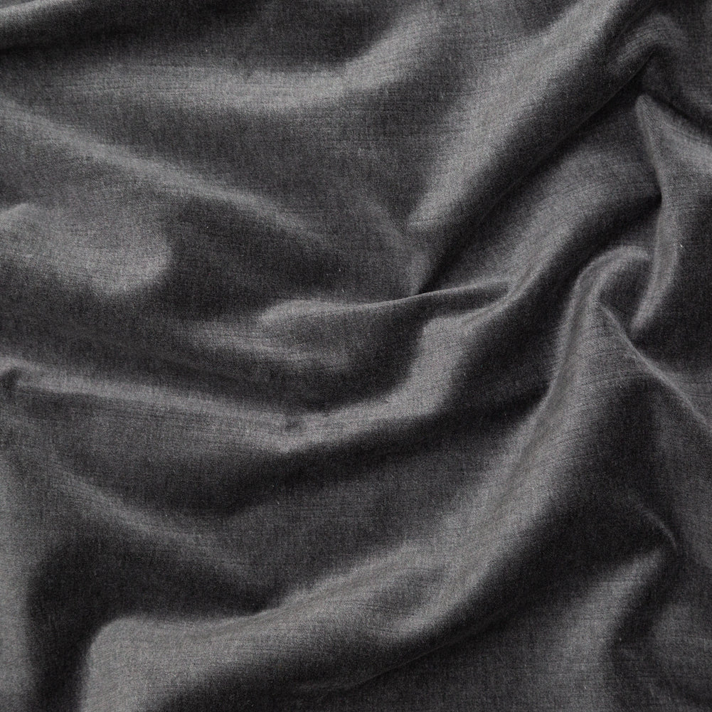 Abyss Velvet with Imitation Dupioni Backing