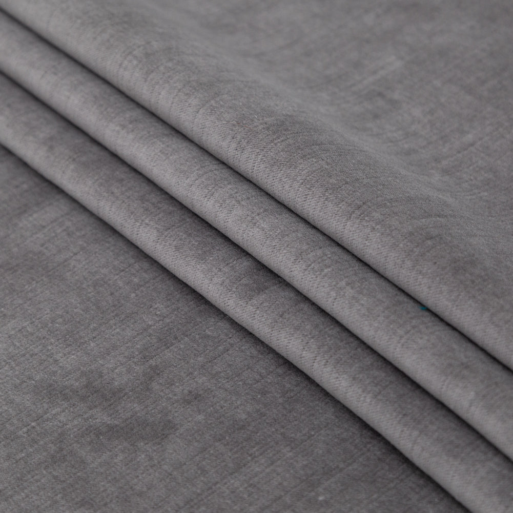 Nickle Velvet with Imitation Dupioni Backing