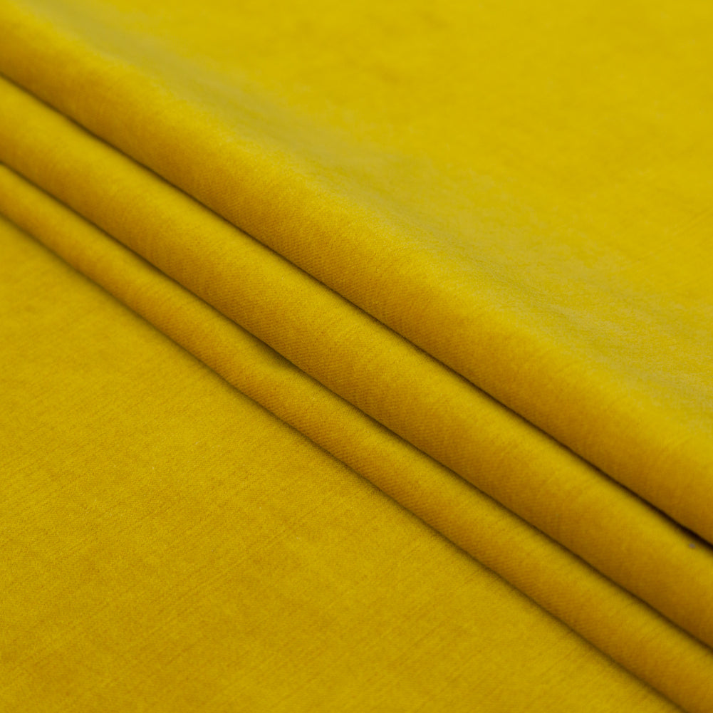 Gen-Z Yellow Velvet with Imitation Dupioni Backing