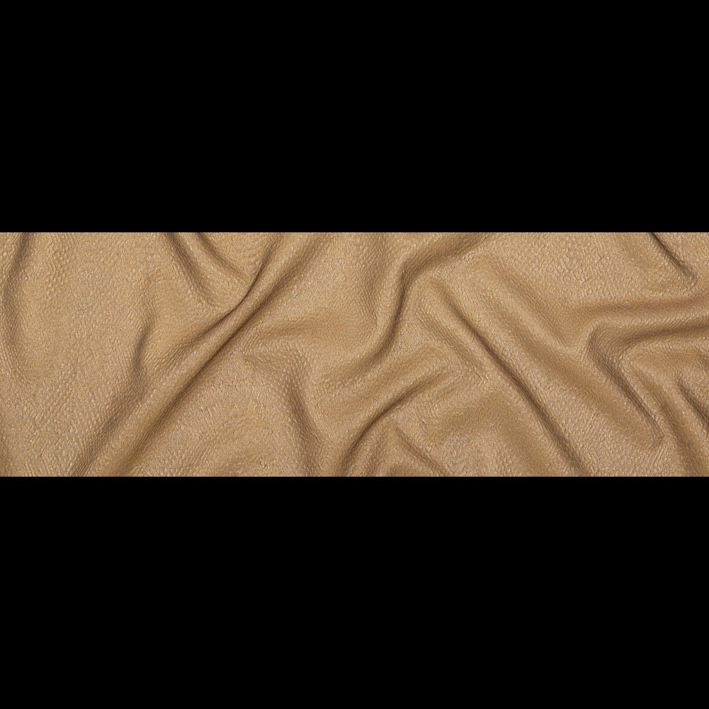 Metallic Gold Striped Bubble Wrap Organza Brocade