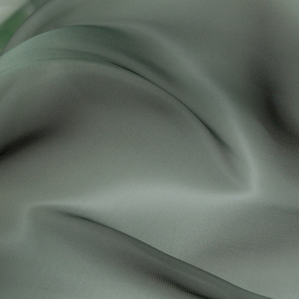 Satin-Faced Twill Organza - Radiant Eden Green