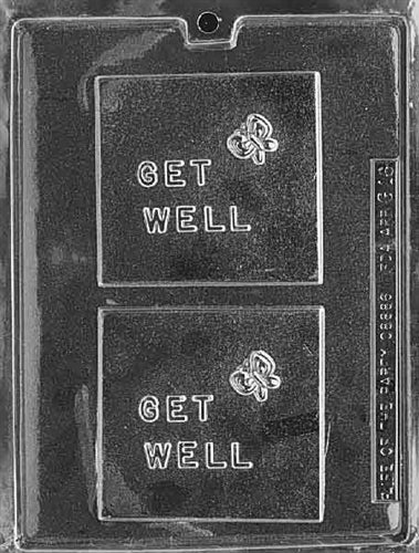 Get Well Gift Card Chocolate Mold