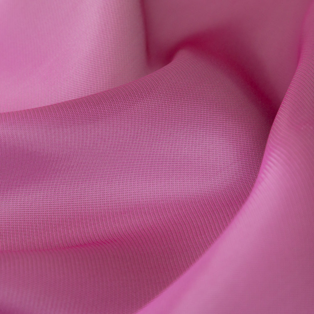 Satin-Faced Twill Organza - Luminous Magenta - Anise Collection