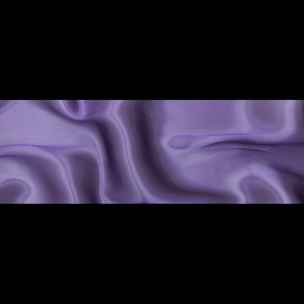 Satin-Faced Twill Organza - Luminous Purple - Anise Collection
