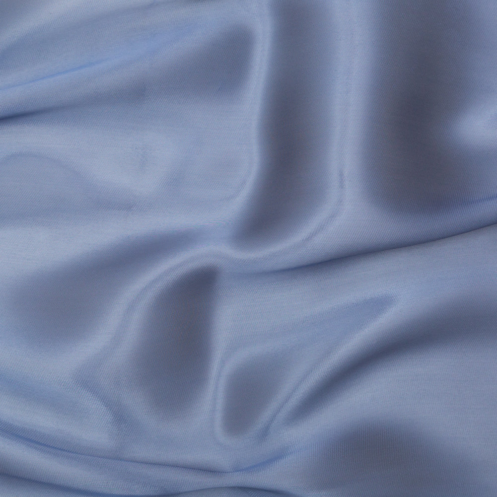 Satin-Faced Twill Organza - Luminous Colonial Blue - Anise Collection