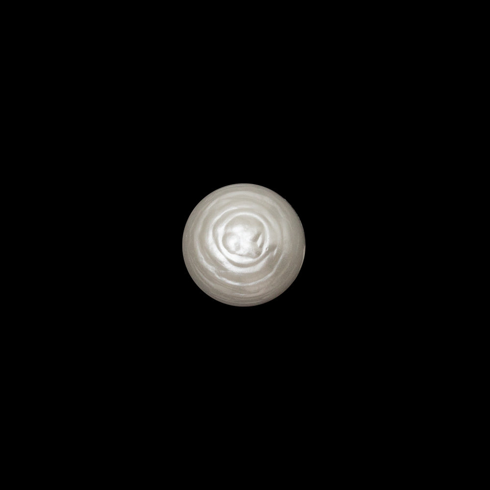 Italian Ivory Plastic Shank Button - 16L/10mm