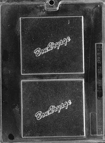 Bon Voyage Chocolate Gift Card Mold - LPG019