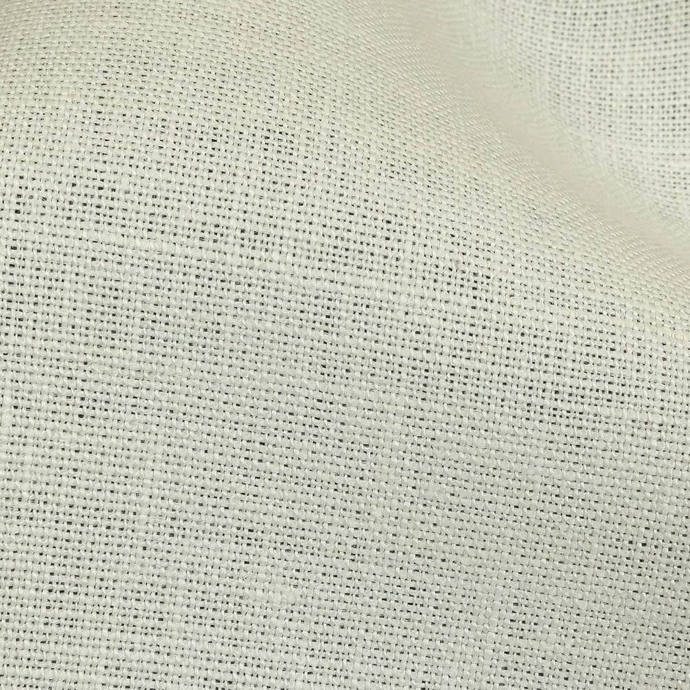 White Heavyweight Linen Woven