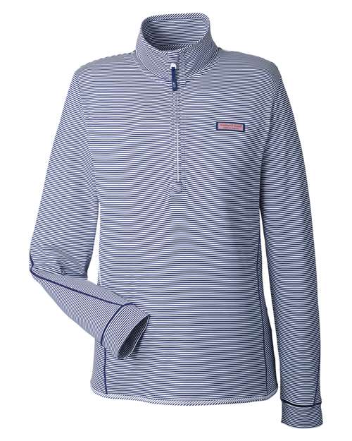 Women's Microstripe Sankaty Half-Zip Pullover